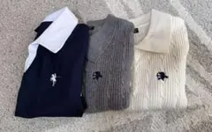 Dazy SHEIN ニット 半袖 トップス ポロシャツ ニット シーイン Ｓ