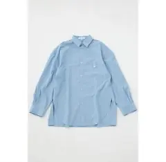 MOUSSY CANDY STRIPE SHIRT 水色　シャツのサムネイル