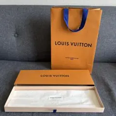 ルイヴィトン　ネクタイ空き箱　ショップ袋