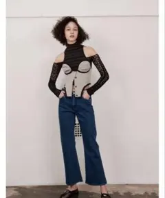 fumika uchida Stretch Denim Flared Pantsのサムネイル