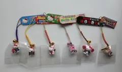 ハローキティ ご当地 限定 根付 ストラップ 6種セット① - メルカリ