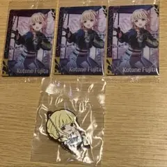 学園アイドルマスター ウエハース3＆ラバスト 藤田ことね 4点まとめ売り