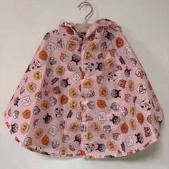 アンパンマン　ベビーレインコート ピンク