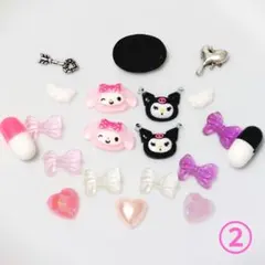 キャラクターネイルパーツ クロミ マイメロディセット②