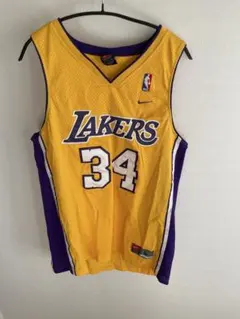 NBA ユニフォーム LAKERS　NIKE製　シャキール　オニール　L