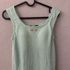 Kastane ミントグリーン チェック柄 タンクトップのサムネイル
