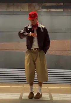 push push スーパーバギースラックス ストライプパンツ 海外