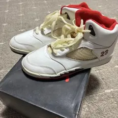 NIKE SkyJordan 5 Retro White Red