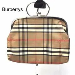 バーバリー Burberry クラッチバッグ ノバチェック ハンドバッグ がま口