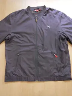 【美品】PUMA 渋パープル 裏地付き ジャンパー サイズUSのＬ