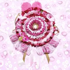 痛ロゼット　ロゼット　缶バッジ　オタ活　推し活グッズ　痛ば　ピンク　桜　蝶々