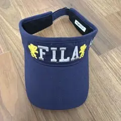 FILA ゴルフ バイザー ネイビー