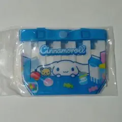 サンリオ　ガチャガチャ　シナモン　シナモロール　プールバック風ミニポーチ　2