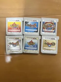 妖怪ウォッチ 3DSソフト 6本セット　動作確認済み　バラ売り⭕️