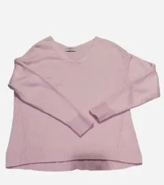 ベイフロー　ハイゲージＶネックニット　アルパカウールセーター　プルオーバー