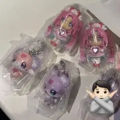 名探偵プリキュア　ガチャガチャ　4個セット