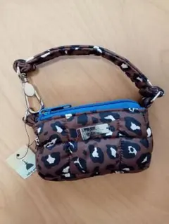 niko and… キルトミニバッグチャーム レオパード柄