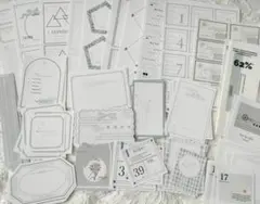 オリジナル　コラージュ素材　おすそ分け　ブルー　セット