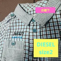 値下げ 超美品 DIESEL size2 半袖シャツ 85～ディーゼル