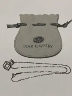 STAR JEWELRY シルバースクエアネックレス
