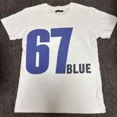 【BLUE BLUE 】Tシャツ ナンバリング カジュアル ホワイト Sのサムネイル