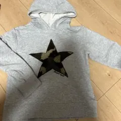 Bright Light グレー 星形パーカー　グローバルワーク