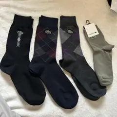 在庫品　4足セット　LACOSTE ソックス 25～27cm