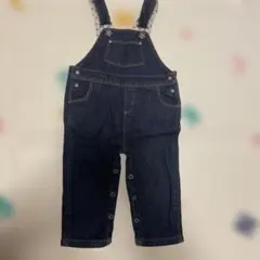 プチバトー　デニムサロペット　74cm