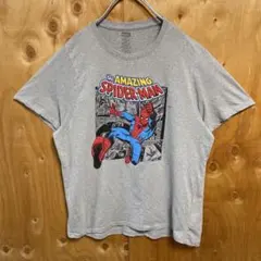 マーベル スパイダーマン キャラT キャラクター プリント Tシャツ 半袖 古着