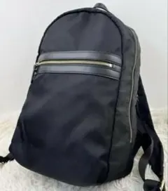 未使用級✨UNTITLED 撥水ナイロンリュック A4 PC収納 黒 軽量
