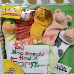 セール★新品★海外★かわいい❣　絵本付き指人形