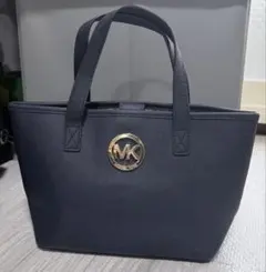 【MICHAEL KORS】マイケルコース　ネイビー　ミニトートバッグ