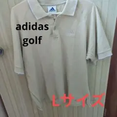 adidas GOLF 半袖ポロシャツ ベージュ