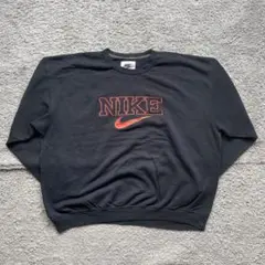 90s Nike ナイキ トレーナー USA製　刺繍