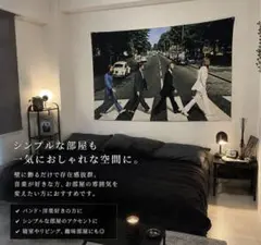 バンド T-The B-BeatlesS タペストリー 60×90 ビートルズ