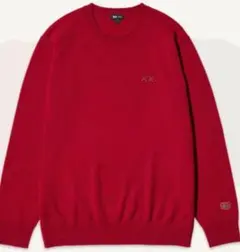 UNIQLO ユニクロ KAWS カウズ レッド カシミアクルーネックセーター