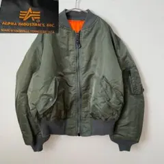 じ*ん様 ALPHA MA-1 アルファ フライトジャケット カーキ USA製