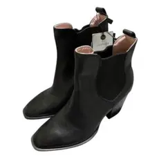 極美品✨タグ付き ZARA WOMAN ブーツ サイドゴア 本革 23.5cm