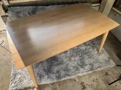 廃盤品】タモ材 無印良品 ダイニングテーブル 良品計画 幅140 - メルカリ