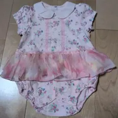 花柄 ロンパース 女の子 50-70cmのサムネイル