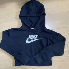 Nike キッズ パーカー 黒迷彩ロゴ