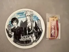 DMMスクラッチ 刀剣乱舞 豆皿 木札ストラップ 宗三 薬研