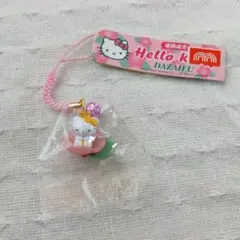 ご当地キティ　ハローキティ　福岡限定　太宰府　梅　ストラップ　ねつけ