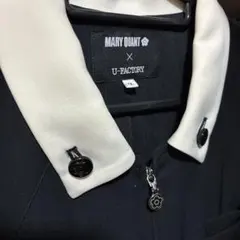 マリークワント ワンピース　7号　黒　ハーフジップ