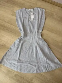 【新品未使用】LAGUNAMOON グレー Vネック ワンピース　【迅速対応】