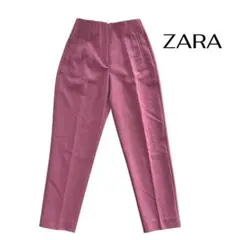 ZARA テーパードパンツ ピンクS美品 スラックス レディース