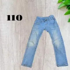 子供服　110サイズ デニムパンツ ウエストゴム
