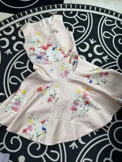 Chesty ピンク 花柄 ノースリーブ ワンピース サイズ1