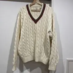 GAP オールド Vネックセーター レトロ アイボリー