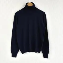 GRAN SASSO タートルネックニット ネイビーのサムネイル